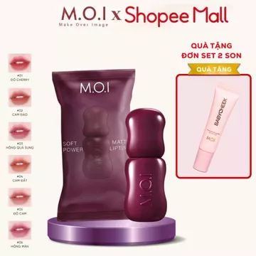 [PHIÊN BẢN GIỚI HẠN] Son Tint Lì M.O.I Soft Power Matte Lip Tint 4ml, Mịn, Lì, Dưỡng Ẩm Môi