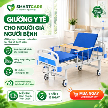 Giường y tế cho người già người bệnh TC001, Giường bệnh nhân đa năng giường gấp nâng hạ lưng chân cho người bệnh