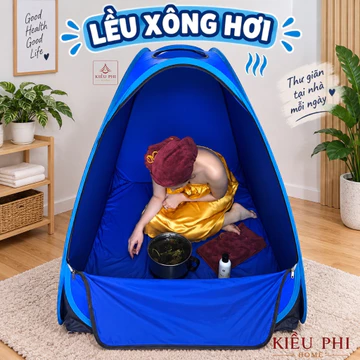 Lều xông hơi tại nhà sau sinh tự bung chui đầu - Liều xông hơi Kiều Phi ( màu ngẫu nhiên)