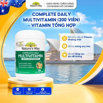 Vitamin Tổng Hợp Nature’s Way Complete Daily Multivitamin - Hộp 200 Viên - Hỗ Trợ Bổ Sung Vitamin Và Khoáng Chất