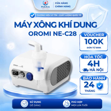 [VOUCHER 100K] Máy Xông Khí Dung Omron NE-C28 Chính Hãng - Bảo Hành 2 Năm, Hiệu Suất Lớn