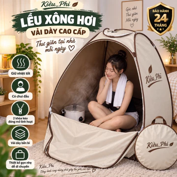 Lều xông hơi sau sinh tự bung cao cấp Kiều Phi - Lều xông hơi tại nhà màu ngẫu nhiên