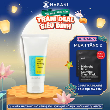 [DAILY] Gel Rửa Mặt Cosrx Tràm Trà, 0.5% BHA Độ pH Thấp Low pH Good Morning Gel Cleanser 150ml Hasaki