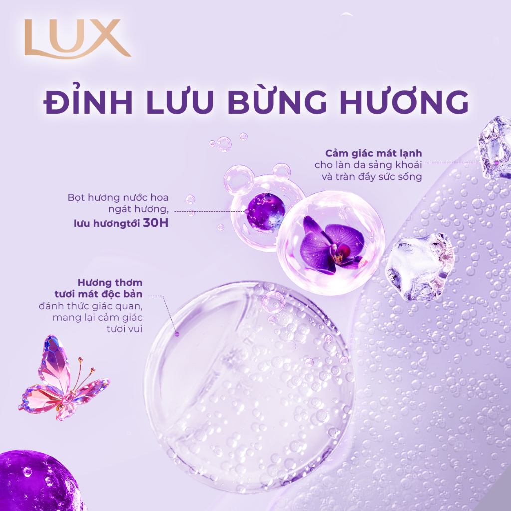 LUX Sparkling Sữa Tắm Bọt Hương Nước Hoa Tươi Mát 700g | BigBuy360 - bigbuy360.vn