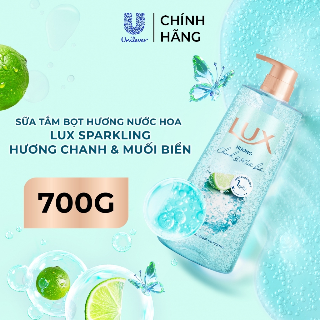 LUX Sparkling Sữa Tắm Bọt Hương Nước Hoa Tươi Mát 700g | BigBuy360 - bigbuy360.vn