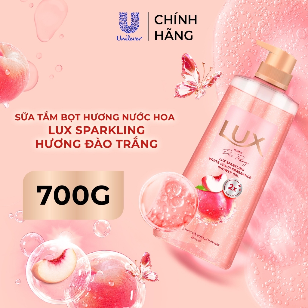 LUX Sparkling Sữa Tắm Bọt Hương Nước Hoa Tươi Mát 700g | BigBuy360 - bigbuy360.vn