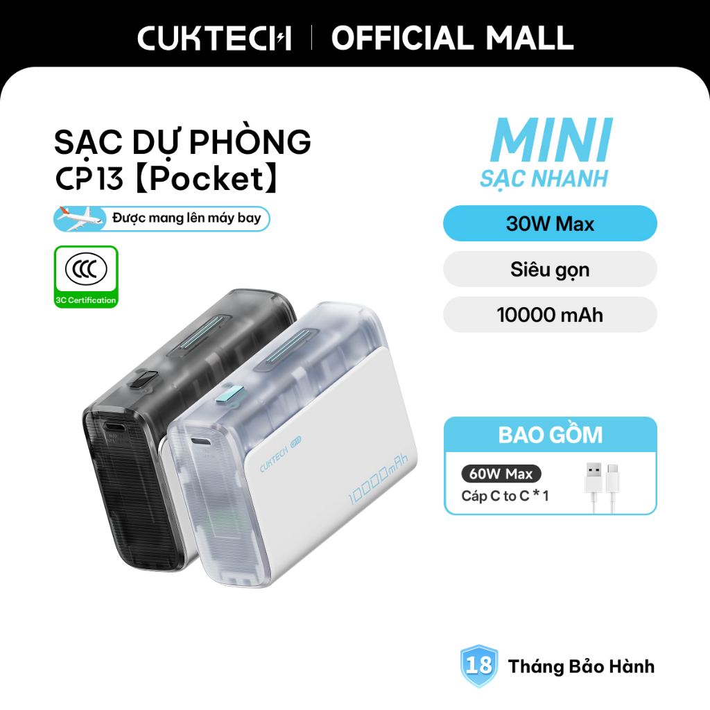 CUKTECH 120W 25000mAh Sạc Nhanh Công Suất Cao Pin Dự Phòng – Hỗ Trợ Xiaomi 120W Laptop 100W Samsung 45W iP18/17/16 – ảnh mô tả chi tiết 17