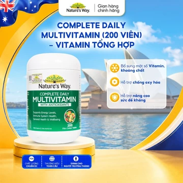 Vitamin Tổng Hợp Nature’s Way Complete Daily Multivitamin - Hộp 200 - Hỗ Trợ Bổ Sung Vitamin Và Khoáng Chất
