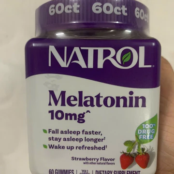 Date 2027 - kẹo dẻo natrol melatonin 10mg 60 viên