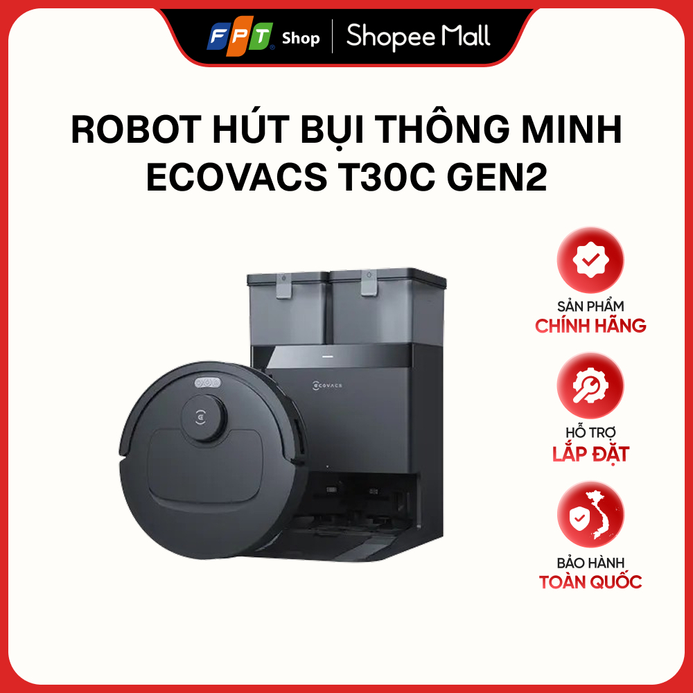 Robot hút bụi thông minh Ecovacs T30C Gen2