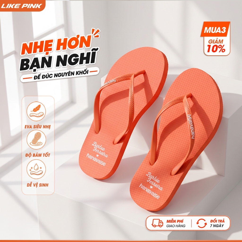Dép Tông Nữ Xỏ Ngón EVA Cao Cấp, Gam màu cá tính, năng động, phong cách trẻ trung. Mã LP09