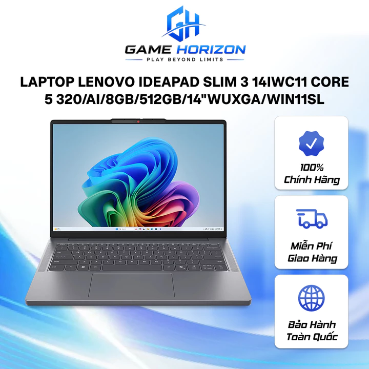 Laptop Lenovo IdeaPad Slim 3 14IWC11 Core 5 320/AI/8GB/512GB/14"WUXGA/Win11SL (83RQ002PVN)