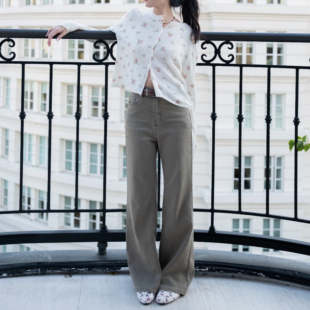 Quần Jeans Nữ LENCLOTHING Q2307 - Jeans Loe Dáng Dài | BigBuy360 - bigbuy360.vn