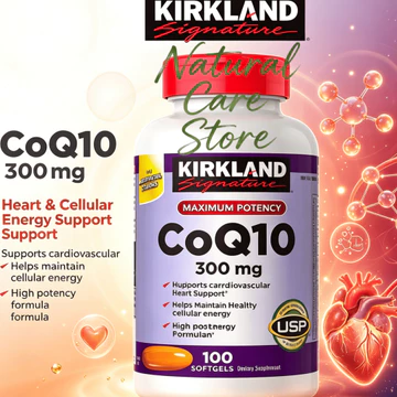 【Nhập khẩu từ Mỹ】Viên uống Kirkland Signature CoQ10 300mg 100 viên