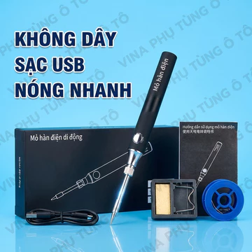 Mỏ Hàn Sạc USB Có Thể Điều Chỉnh Nhiệt Độ 5V 8W Bộ Mỏ Hàn Điện Có Sạc USB Mỏ Hàn Sạc Không Dây,kèm đế hàn và dây