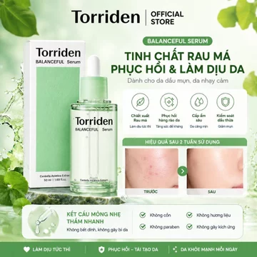 Tinh Chất cân bằng Torriden BALANCEFUL CICA CONTROL Serum 50ml