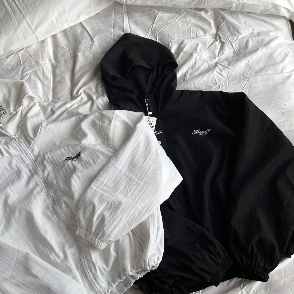 Áo khoác gió có mũ áo khoác gió nam nữ chất liệu gió nhăn form rộng-HOODED WINDBREAKED | BigBuy360 - bigbuy360.vn