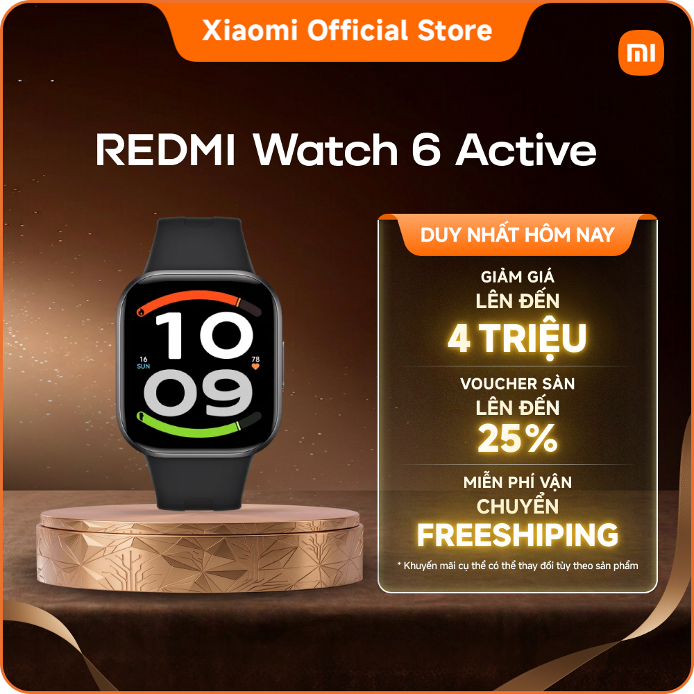 Xiaomi Đồng hồ thông minh Redmi Watch 6 Active I Thời lượng pin lên đến 18 ngày | BigBuy360 - bigbuy360.vn