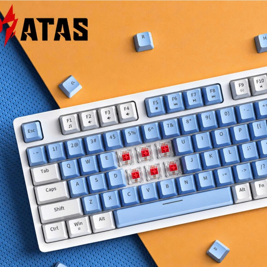 Bàn phím cơ ATAS ZA981 V4 - Layout Full size - Hotswap - Red Switch - LED 9 chế độ - Kết nối Type-C | BigBuy360 - bigbuy360.vn