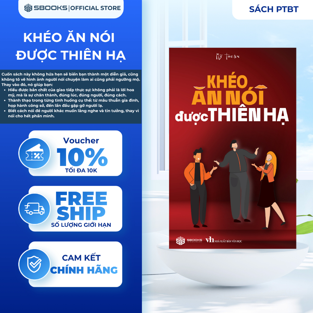 Sách - Khéo Ăn Nói Được Thiên Hạ - SBOOKS