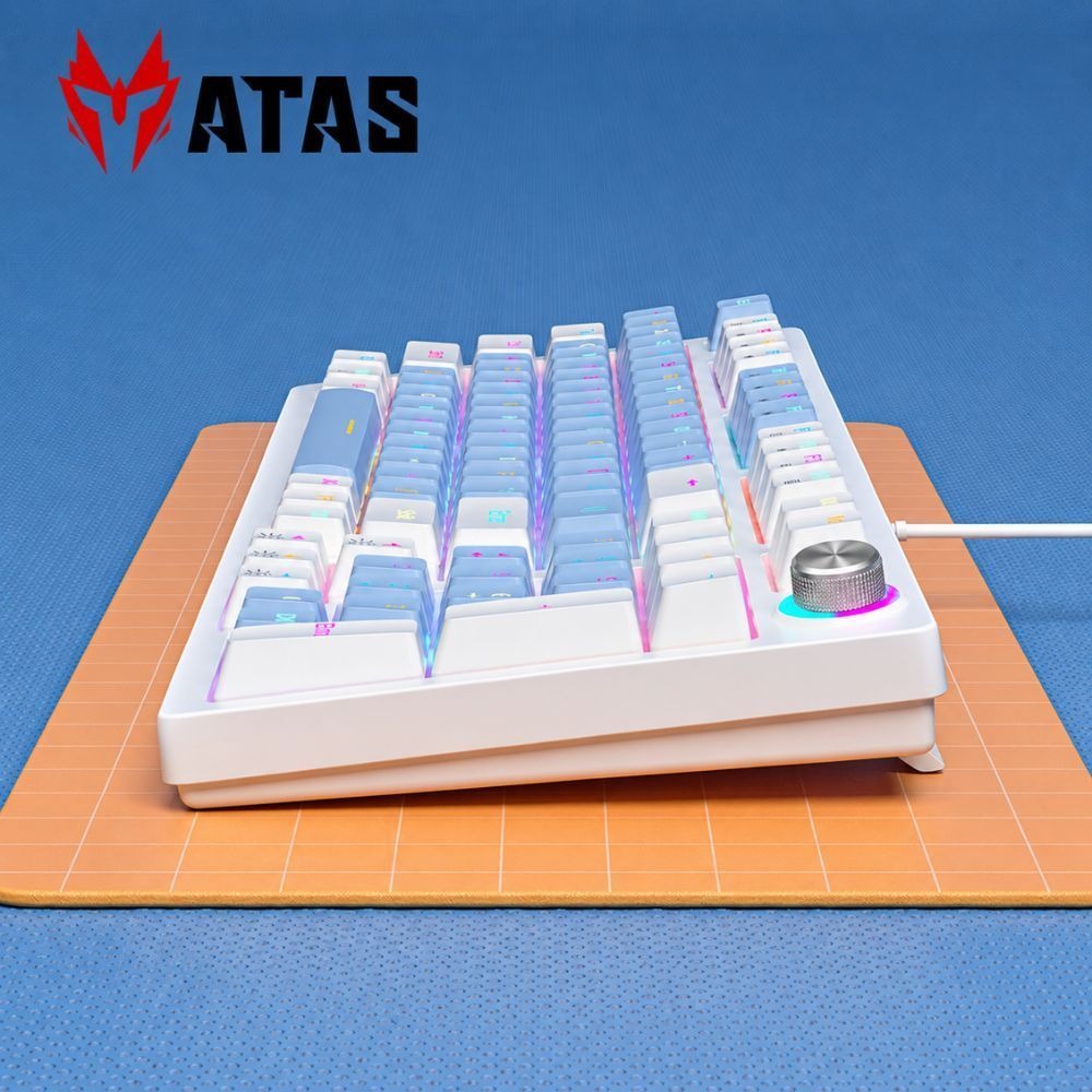 Bàn phím cơ ATAS ZA981 V4 - Layout Full size - Hotswap - Red Switch - LED 9 chế độ - Kết nối Type-C | BigBuy360 - bigbuy360.vn