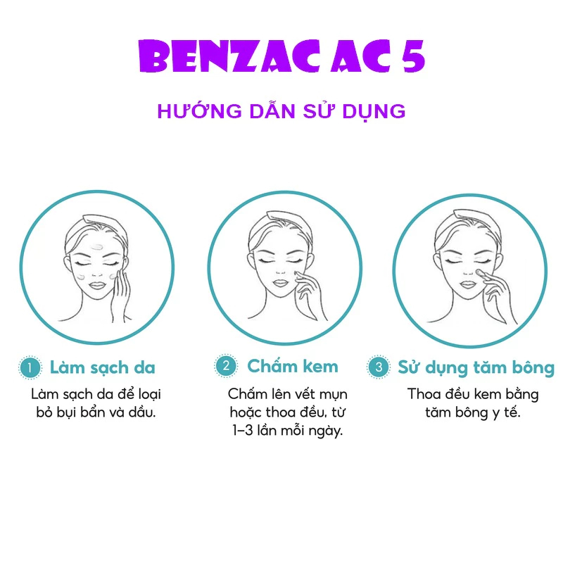 Kem Benzac AC 15g - Hỗ trợ làm sạch da, giảm mụn nhẹ, làm dịu da và phù hợp da nhạy cảm | BigBuy360 - bigbuy360.vn