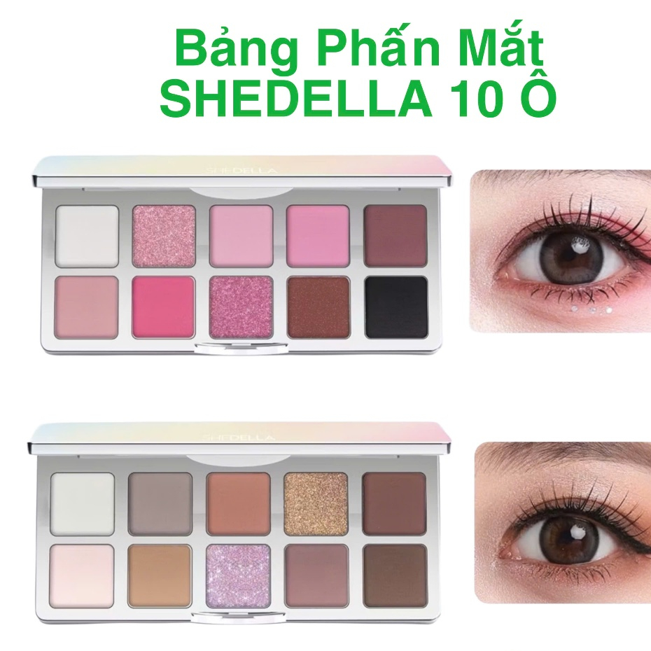 Bảng Phấn Mắt 12 Ô CLIO Pro Eye Palette Air 7.2g Tông Cam Đào & Hồng Đất Nhũ Lấp Lánh