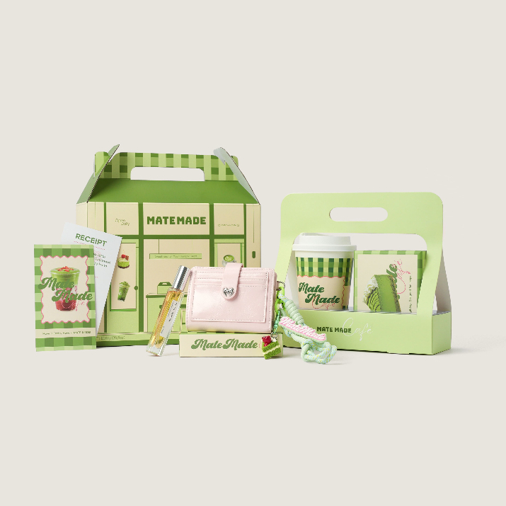 [BST 20.10] Set Quà Tặng Matcha Shop MATE MADE Ví Kèm Charm, Nước Hoa, Hộp Quà (Tặng Bạn Thân, Bạn Gái) | BigBuy360 - bigbuy360.vn