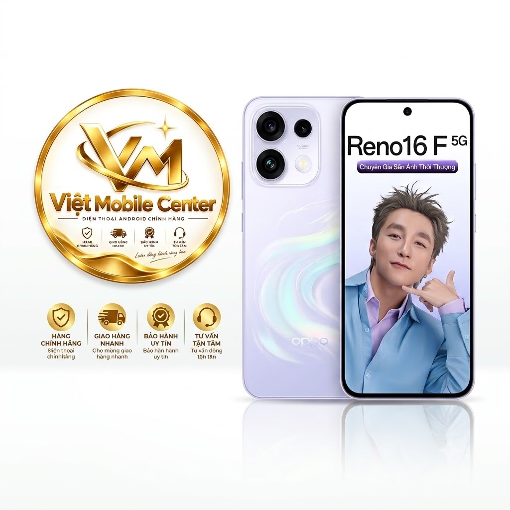 Điện Thoại Oppo Reno16 F 8GB/256GB - Hàng Chính Hãng - Nguyên seal