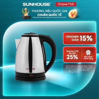 Sunhouse Stainless Steel Electric Kettle Happy Time HTD1081 – 1.8 L