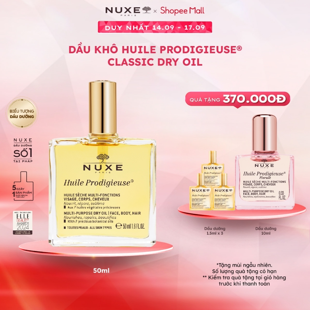 Dầu dưỡng khô đa năng Nuxe Huile Prodigieuse® 50ml