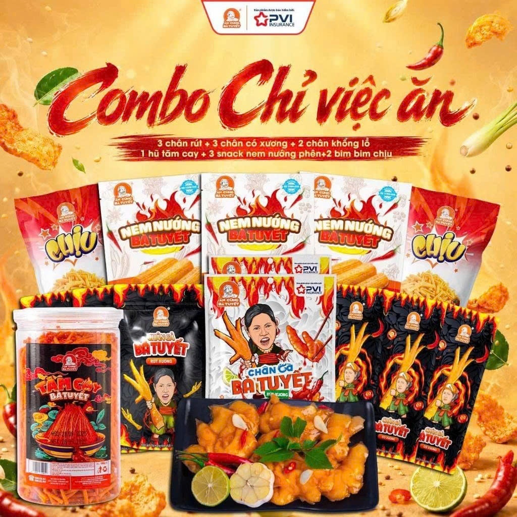 Combo Chỉ Việc Ăn - Ăn Cùng Bà Tuyết M23