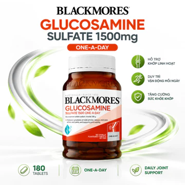 Blackmores Glucosamine 1500mg One-A-Day 180 Tablets Thực Phẩm Bổ Sung Glucosamine Cho Xương Khớp