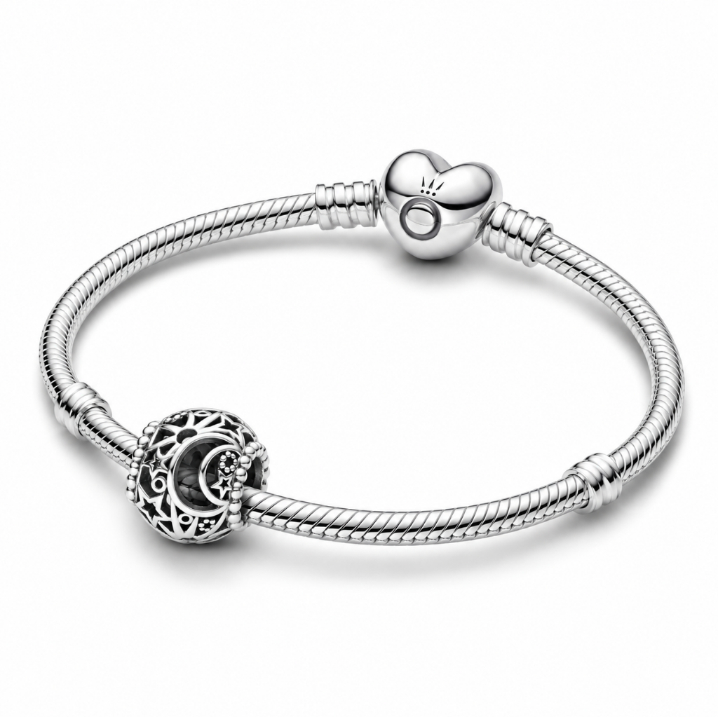 Bộ Vòng Charm Pandora Trái Tim Giữa Ngân Hà - Heart Among the Stars