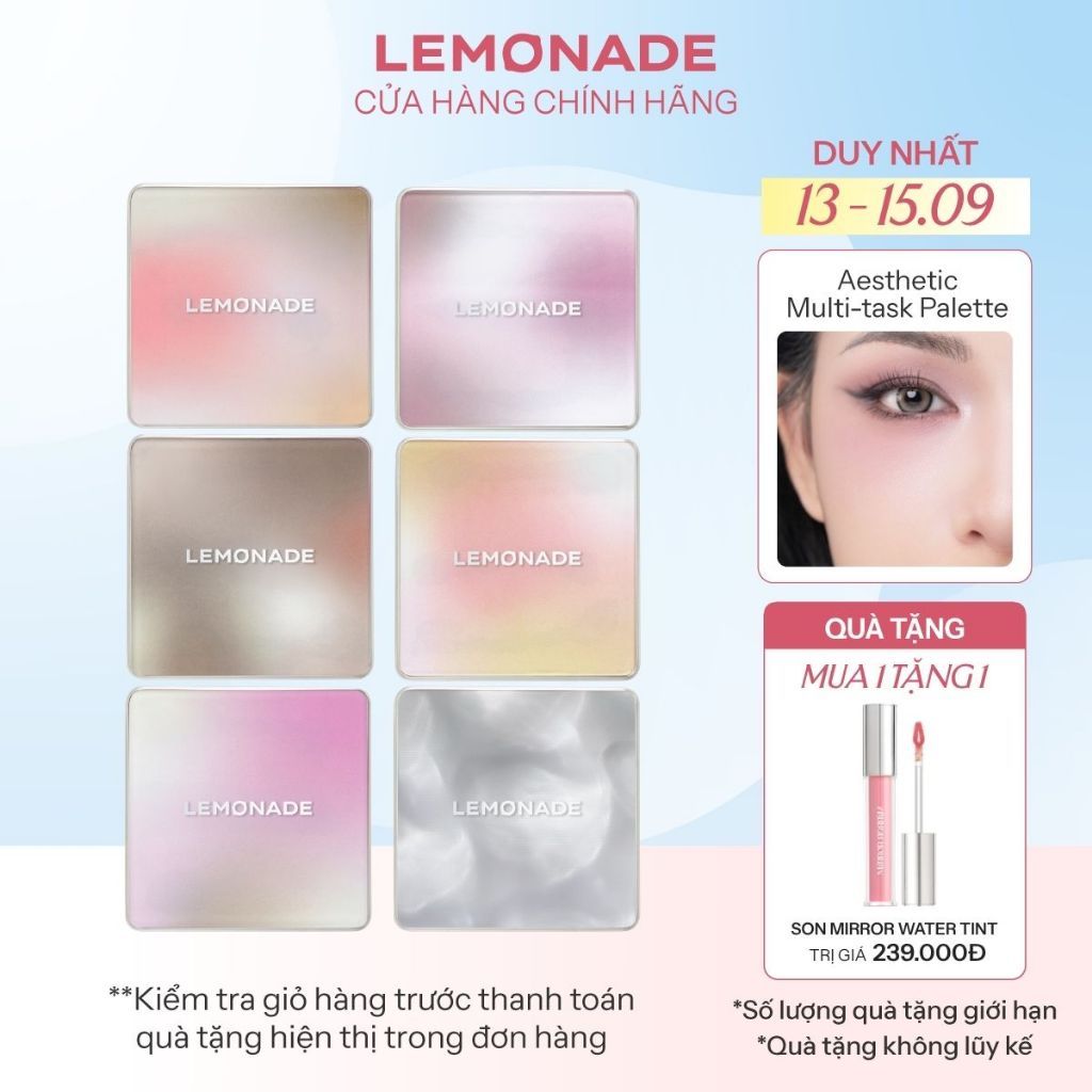 Bảng phấn mắt đa năng Lemonade Aesthetic Multi-task Palette 10.8g