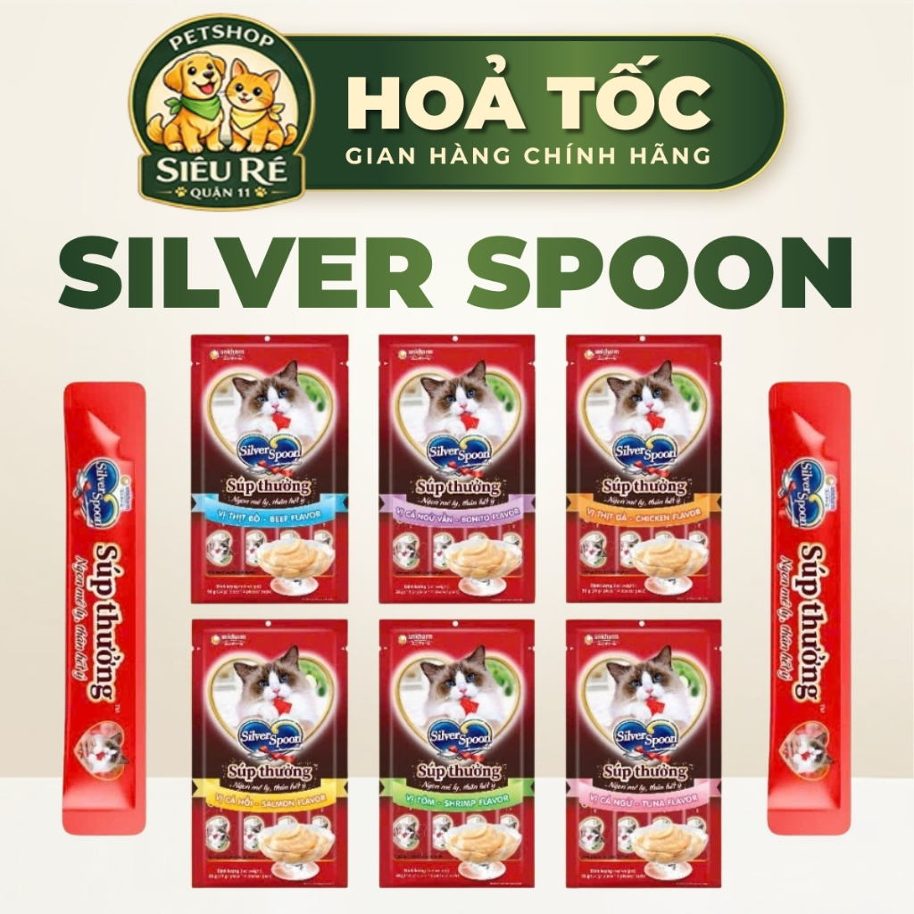 [SUP THANH 14G] SUP THANH SILVER SPOON QUE 14G - NHẬT BẢN -