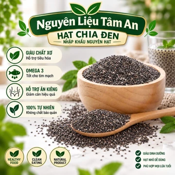 Hạt Chia Úc 💥 HÀNG LOẠI 1 💥 Hạt chia Organic chất lượng sạch đều đẹp ăn kiêng, gói 200gr