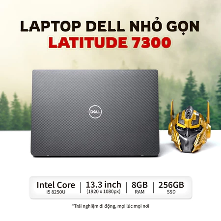 Laptop Dell Latitude 7300 I5-8250U/ 8GB/ SSD 256GB/ Màn 13.3 inch FHD Đã qua sử dụng hình thức 95%
