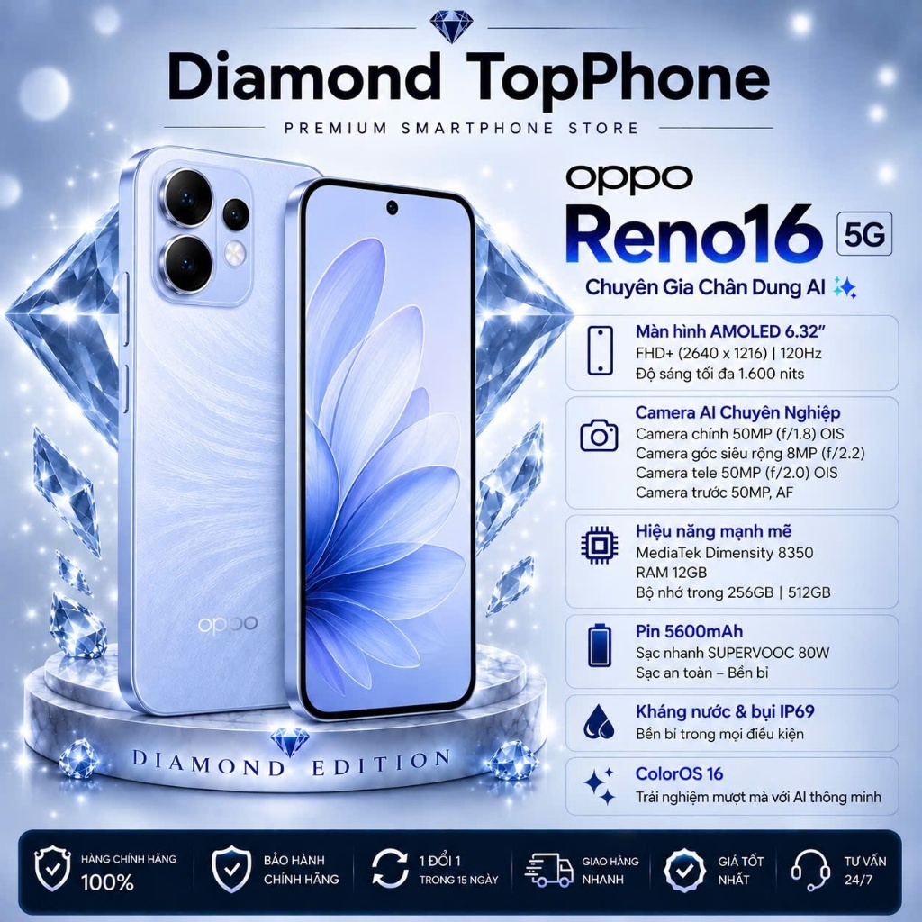 Oppo reno 16 - Giá Tốt, Sale Tháng 10, Freeship 0Đ | Shopee Việt Nam