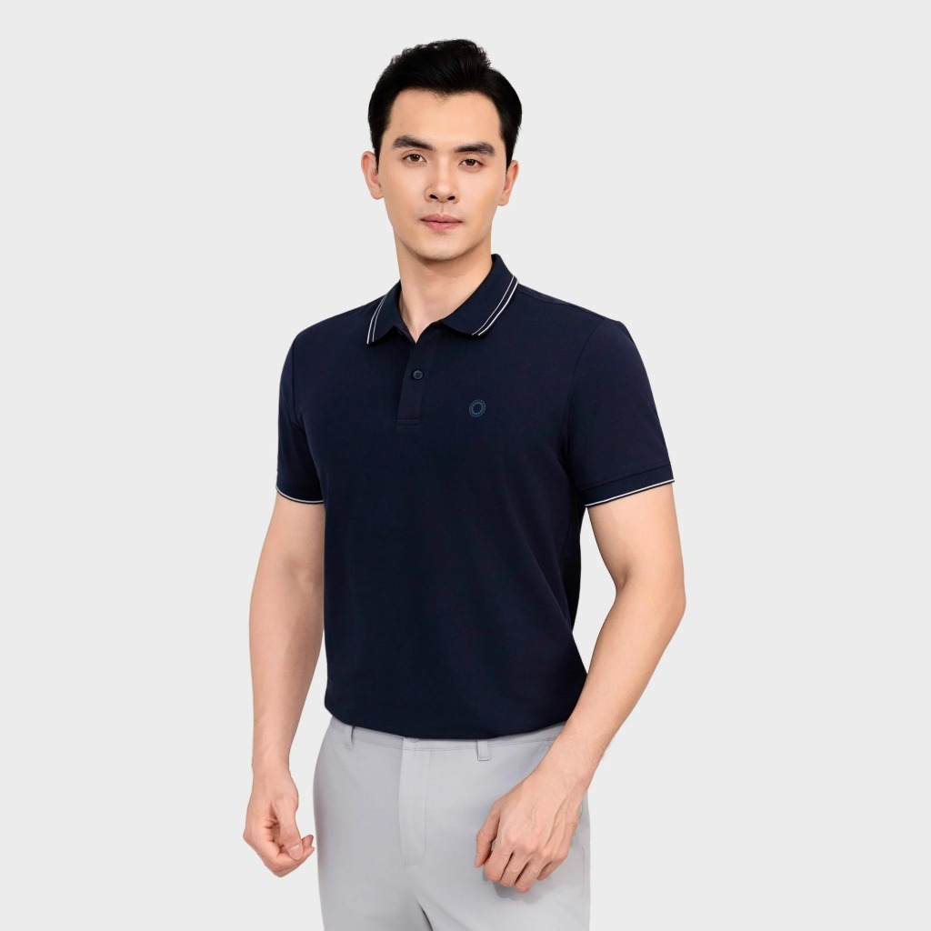 ARISTINO Áo Elite Polo Nam Trắng Slim Fit APS072S3EC Thoáng Khí Chống Tĩnh Điện Kiểm Soát Mùi