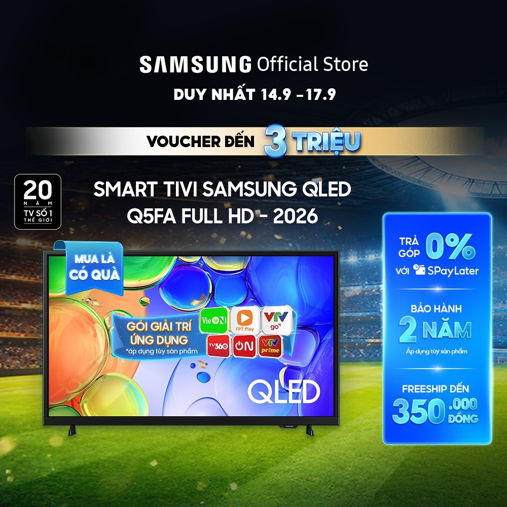 Smart Tivi Samsung QLED Q5FA Full HD - 2026 