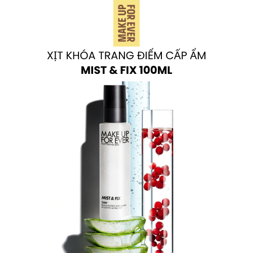 Xịt Khóa Trang Điểm Cấp Ẩm Lâu Trôi Mist & Fix 100ml -  MAKE UP FOR EVER