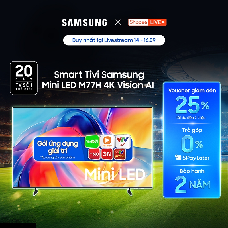 Tivi Mini LED Samsung M77HA - Mới 2026
