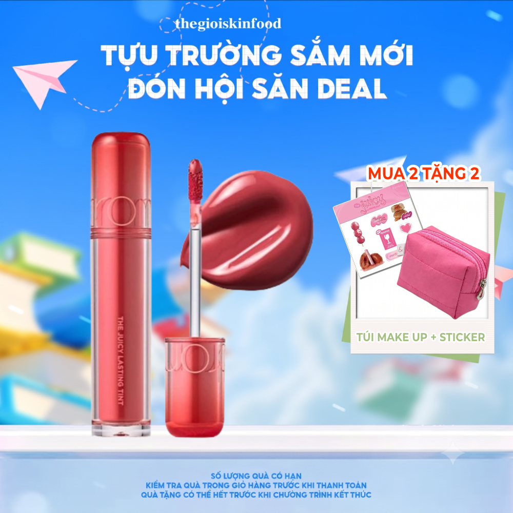 Son tint Romand căng bóng The Juicy Lasting Tint ThegioiSkinfood