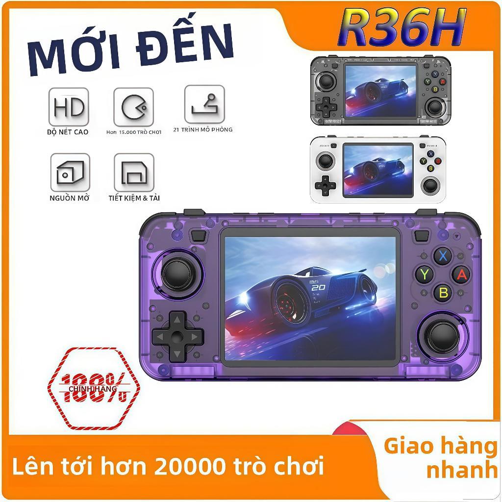 100%Arkos R36H game console 3.5 inch HD IPS Linux 128G hơn 20.000 game ...