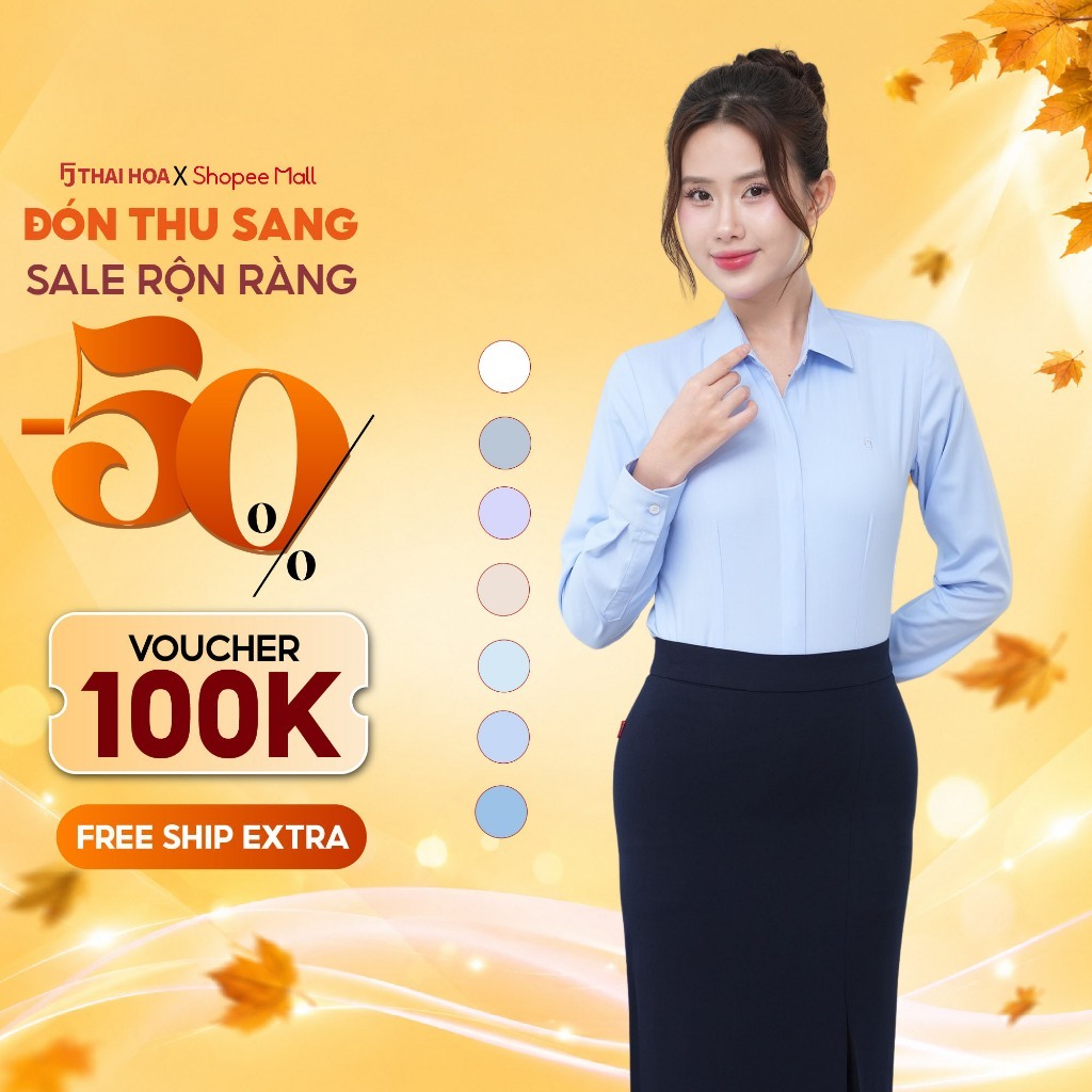 Áo sơ mi 103 dài tay chất liệu sợi tre trơn cao cấp giấu cúc Thái Hòa công nghệ mới