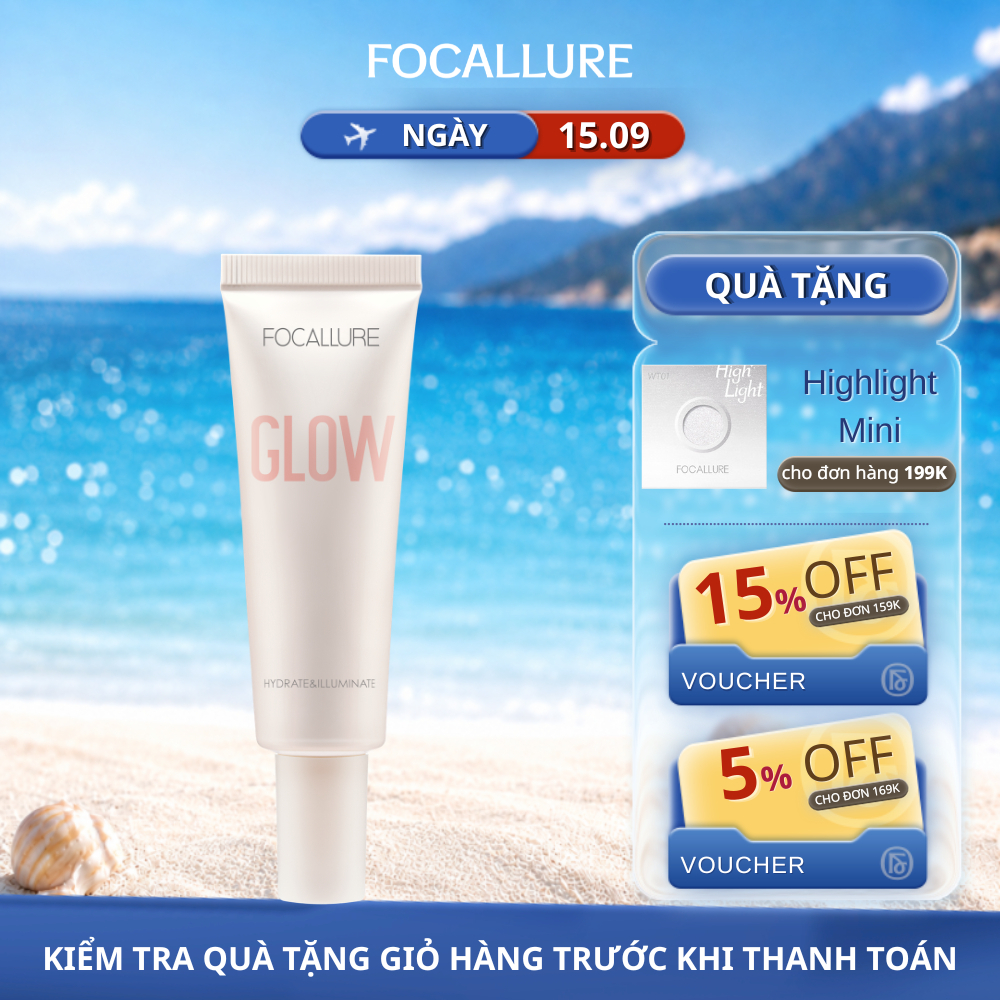 FOCALLURE Kem lót sáng da dưỡng ẩm 25g