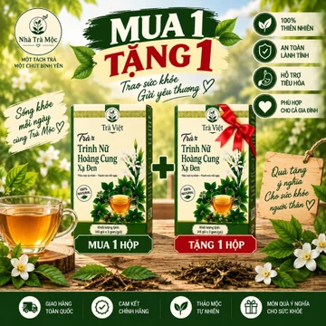 MUA 1 TẶNG 1 Hộp Trà Trinh Nữ Hoàng Cung Xạ Đen 45 Túi Lọc/Hộp | Trà Thảo Mộc Thiên Nhiên | Nhà Trà Mộc