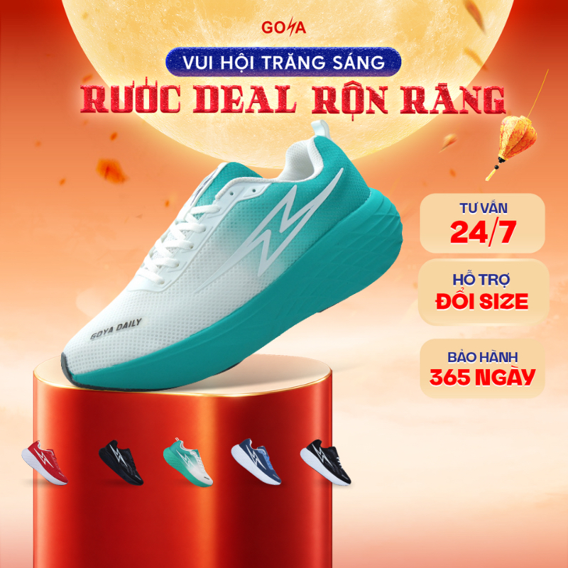Giày Thể Thao Chạy Bộ Nam Nữ GOYA DAILY Năm 2026 - Êm Ái, Thoáng Khí, Hạn Chế Trơn Trượt 2