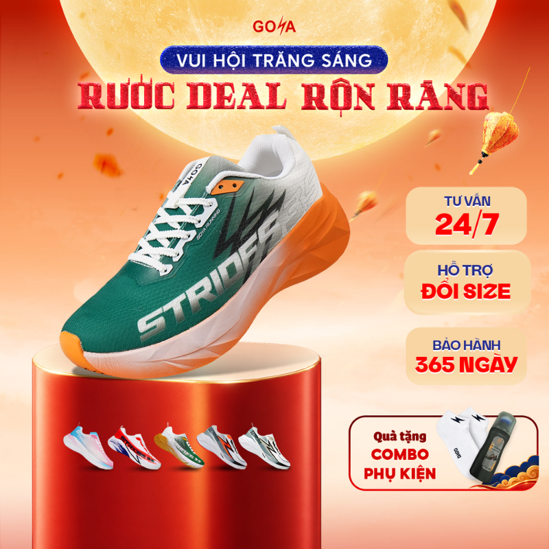 [NEW] Giày Thể Thao Chạy Bộ Thời Trang Nam Nữ GOYA STRIDES 3.5 Năm 2026 - Siêu Êm Ái, Thoáng Khí | BigBuy360 - bigbuy360.vn